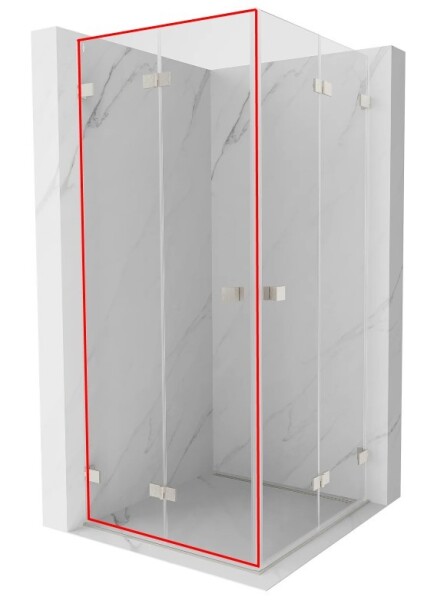 MEXEN - LUNAR dvere (Šx2) sklo 100x200 cm 6 mm, transparentné 836-100-000-00-00