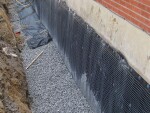 Nopová fólia – GXP PLUS 500 g/m², výška nopu 8 mm, 2×19 m [38 m²] - II.jakost