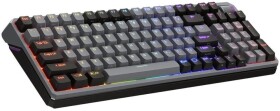 Cooler Master Cooler Master herní mechanická MK770, drátová/bezdrátová, Kailh Box V2, USB, CZ, šedá