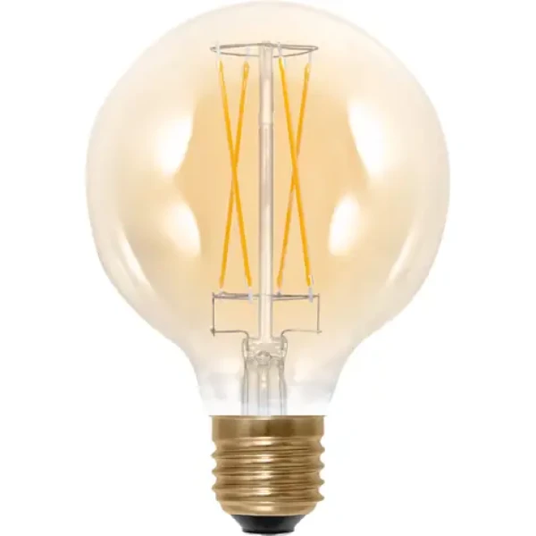 SEGULA LED Globe 95 5W (31W) zlatá / E27 / 340lm / 1900K / stmievateľné (55292)