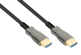 Python AOC Hybrid čierna / HDMI kábel / HDMI 2.0b / 15 m / AOC / oceľopletený (AOC-HP2015)
