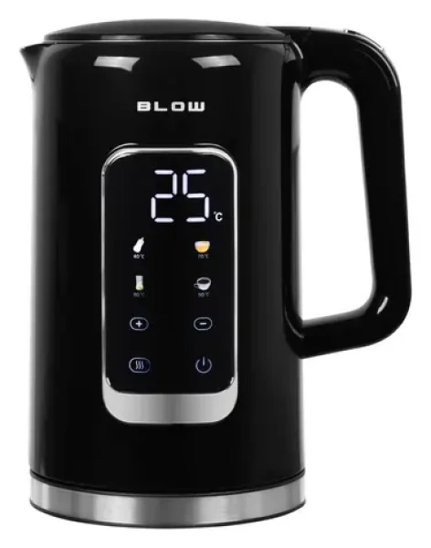Blow BK-17PBT čierna / Rýchlovarná kanvica / Wi-Fi TUYA / 2500 W / 1,7 l / displej (44-763#)