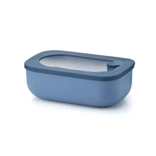 Guzzini ECO STOREMORE dóza na potraviny modrá / Dóza na potraviny / 900 ml / nízka obdĺžniková / stohovateľná (171001295)