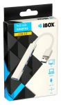 Ibox USB Hub biela / USB rozbočovač / 1x USB 3.0 / 3x USB 2.0 (IUH3FAS)