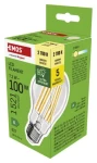 Emos Filament A60 7,2 W E27 teplá biela / LED žiarovka / náhrada za 100 W / 1521 lm / energetická trieda A (1525283279)
