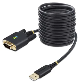StarTech adaptér USB-A na RS232 DB9 čierna / Adaptér / 3 m / FTDI FT232R (1P10FFC-USB-SERIAL)