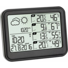 TFA 35.1142.01 - VIEW Meteostanica s tromi senzormi teploty amp; vlhkosti (TFA35.1142.01)