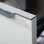 Mereo Mailo, kúpeľňová skrinka s keramickým umývadlom 101 cm, antracit, chróm madlo CN532