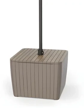 Keter Záhradný stôl Luzon Deco ashwood, cappuccino / Záhradný stôl (271473)