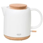 Adler AD 1304 biela / Rýchlovarná kanvica / 1200W / 1L / keramická (AD 1304)