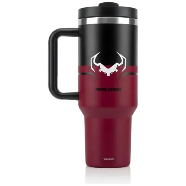Diablo Bloody červená / Termohrnček s uchom / 1200 ml / Nerez / Vákuová izolácia (2176)