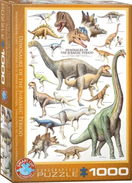 EUROGRAPHICS Puzzle Dinosaury z jurského obdobia