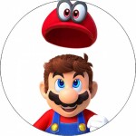 Jedlý papier Super Mario 19,5 cm - Pictu Hap - Pictu Hap