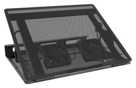 Natec Tern 2 PLUS čierna / Stojan pod notebook / 12,1-17,3" / 2 ventilátory / 8 úrovní sklonu (NPL-2349)