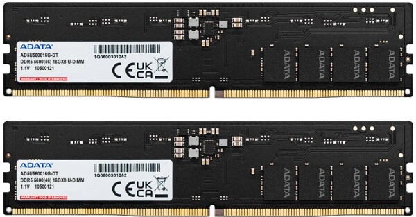 ADATA DDR5, 64 GB, 5600MHz, CL46 (AD5U560032G-DT)