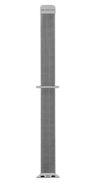 SBS caseme strieborná / Remienok pre Apple Watch / 42/44/45 mm / oceľ