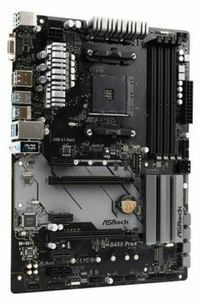 ASRock B450 PRO4 / AMD B450 / DDR4 / SATA III RAID / USB / GLAN / M.2 / sc.AM4 / ATX (B450 PRO4)