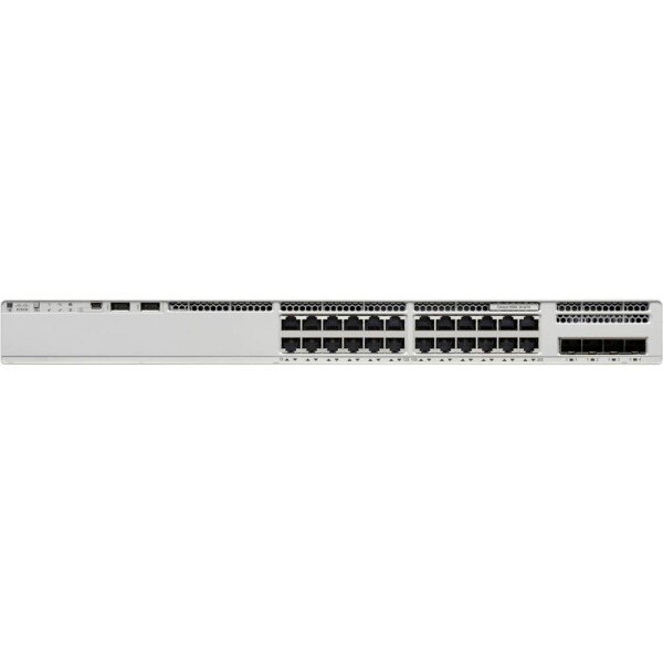 Cisco 9200L 24-port PoE+ 4x1G sieťový switch 24 + 4 porty 56 GBit/s funkcia PoE; C9200L-24P-4G-E