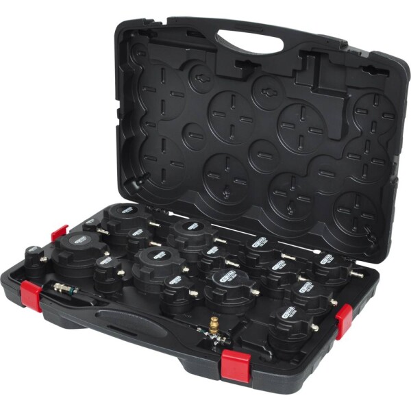 KS Tools 150.2520 Sada testovacích kufrov systému plniaceho vzduchu turbodúchadla, 17 kusov; 150.2520