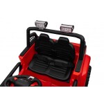 Mamido Mamido Elektrické autíčko OFF ROAD EXTREME 4x4 červené 24V | 200W | 50 kg | EVA | LED | 2,4 Ghz | ECO koža