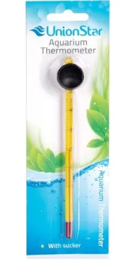 Akvarijný teplomer sklenený s prísavkou Slim / Teplomer / 15 cm (9457)