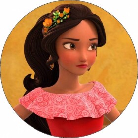 Jedlý papier Elena z Avaloru s kvetom vo vlasoch, 19,5 cm - Pictu Hap