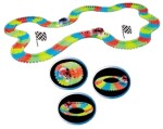 Alltoys dráha svietiaca vo tme + autíčko s LED svetlom 165 ks