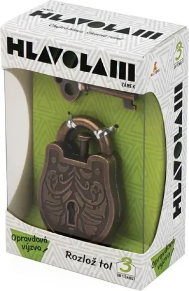 ALLTOYS Kovový hlavolam Zámok