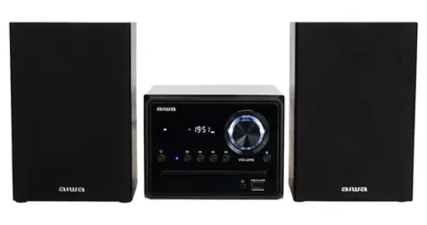 Aiwa MSBTU-300 čierna / Mikrosystém / 20W / Bluetooth 4.2 / CD / USB / FM (MSBTU-300)