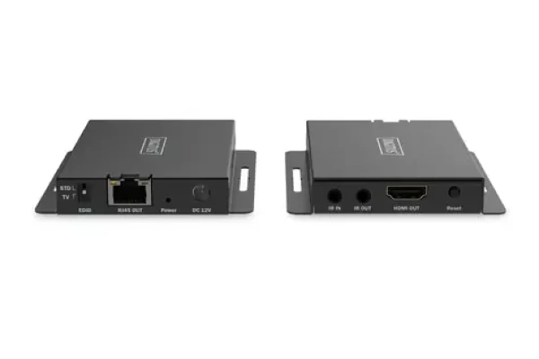 Digitus HDMI Extender Set / Rozširovač HDMI / 4K 120Hz / 40 m / Cat6, Cat6a, Cat7 (DS-55342)