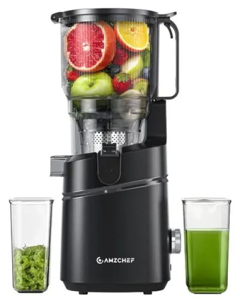 AMZCHEF SJ-036CBK čierna / Pomalý odšťavovač / 250 W / do 50 dB / 2,5 l (CE-SJ-036C-BK)