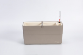 Plastia Samozavlažovací truhlík Berberis taupe/slonová kosť 40 cm
