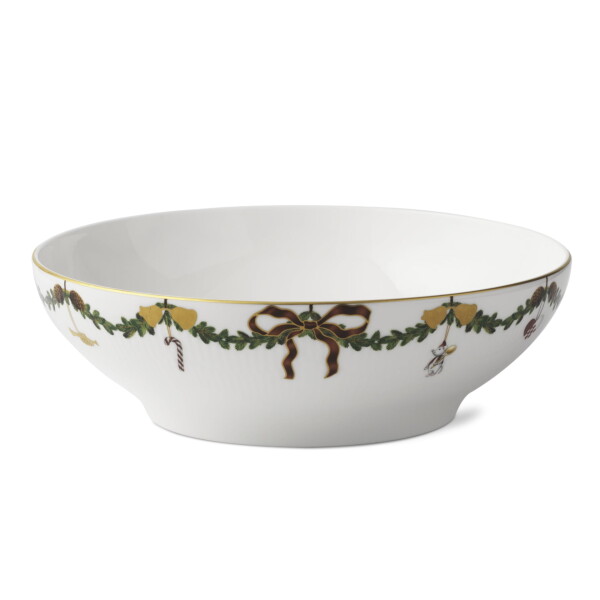 Royal Copenhagen Porcelánová misa Star Fluted Christmas 25 cm