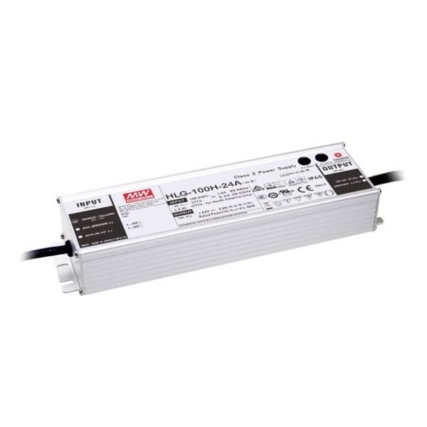MEAN WELL LED Treiber LED driver konštantné napätie, konštantný prúd 96 W 2 A 48 V/DC stmievací funkcie 3v1, montáž na nehorľavom povrchu, schválenie nábytku,; HLG-100H-48B