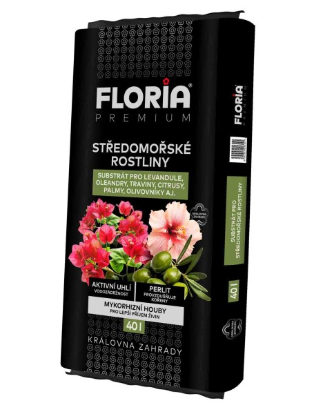 AGRO FLORIA PREMIUM Substrát pre stredomorské rastliny 40 l