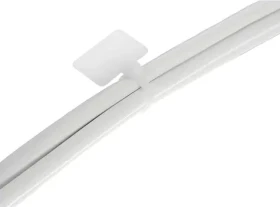InLine biela / Sťahovacie pásky na káble / 100 mm / 100 ks / nylon (59967G)