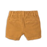 Kraťasy dojčenské ľanové, Minoti, Camel 3, hnedá - 80/86 | 12-18m