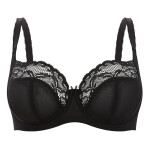 Podprsenka balkónka Panache Jasmine Balconnet black 6951 75F