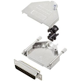 TRU COMPONENTS TCDTZK25DMPK 7708988 sada D-SUB kolíkové lišty 180 ° Pólov: 25 spájkovaný 1 ks; 7708988