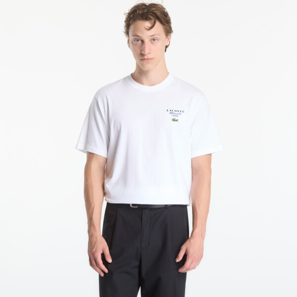 Tričko Lacoste Crewneck T-Shirts White 4