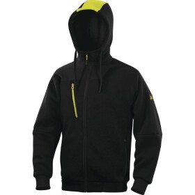 DELTA PLUS Pracovná mikina BORGO Farba: Čierna, Veľkosť: 2XL (BORGONOXX)