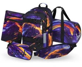 BAAGL SET 5 Skate Vibe: batoh, peračník, športová taška, ľadvinka, obal na notebook GRS (A-36474)