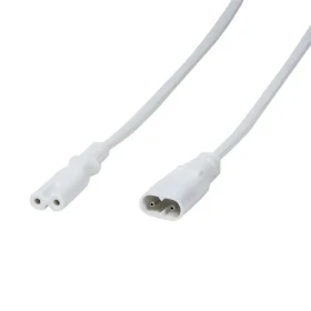 LogiLink Predlžovací napájací kábel C7-C8 biela / Napájací kábel / 2 m (CP132)