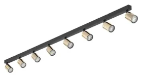 TK Lighting Top zlatá / Bodové stropné svietidlo / 8x GU10 / max. 10W (5997)