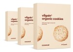 Vilgain Cookies BIO – 3× kokos 135 g (4 x 2 sušienky)