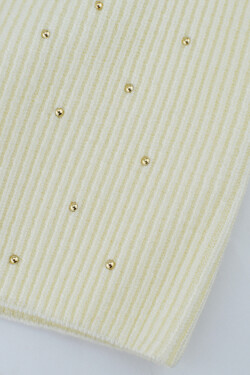 DÁMSKA ČIAPKA S MODALOVÝMI FLITRAMI CZ104 ecru 54-58