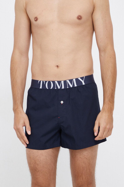 Pánske šortky na modrá Tommy Hilfiger XL tmavě modrá