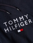 Pánska mikina LOGO ZIP-THRU HOODY UM0UM02879DW5 tmavo modrá Tommy Hilfiger