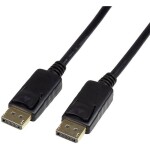 LogiLink DisplayPort prepojovací kábel Konektor DisplayPort, Konektor DisplayPort 5.00 m čierna CV0074 Kábel DisplayPort; CV0074