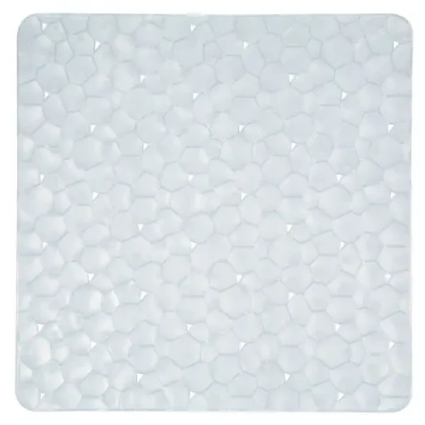 Spirella BIONIC protišmyková podložka do sprchy priehľadná / PVC / 55 x 55 cm (7610583135179)